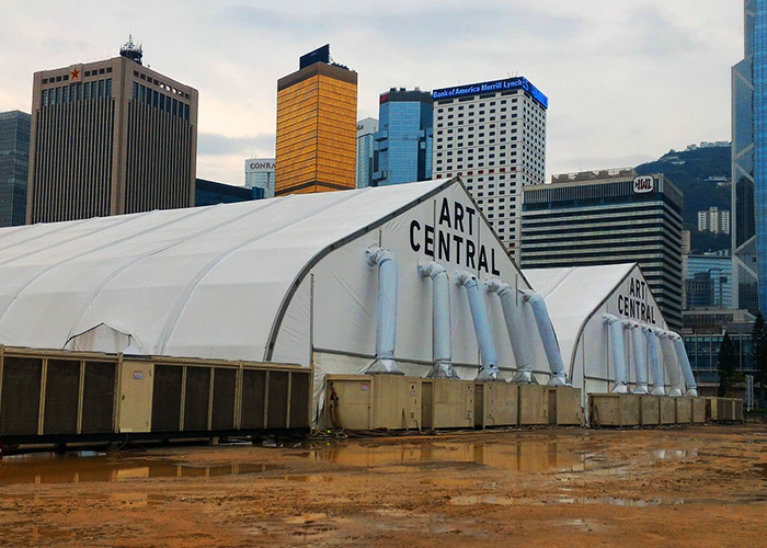 TK Rentals’ ATS Tent rental on display for an event in an outdoor setting.
