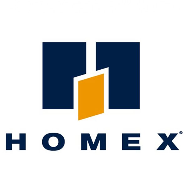 A logo of HOMEX.